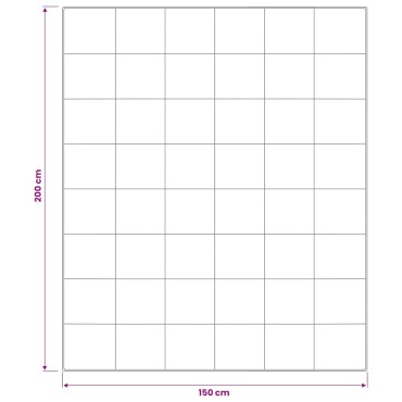 vidaXL Πάπλωμα TRIER 150x200 εκ 4 Εποχές 350 GSM Λευκό Υποαλλεργικό