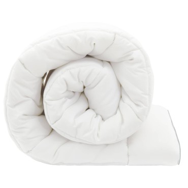 vidaXL Πάπλωμα TRIER 200x200 εκ 4 Εποχές 350 GSM Λευκό Υποαλλεργικό