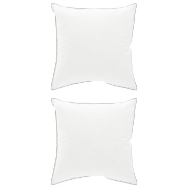 vidaXL Μαξιλάρι 2 τμχ. 40 x 40 cm Αυστραλιανό Μαλλί Λευκό
