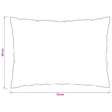 vidaXL Μαξιλάρι FULDA 2 τμχ. 50 x 75 cm 100% Πούπουλο και φτερό χήνας