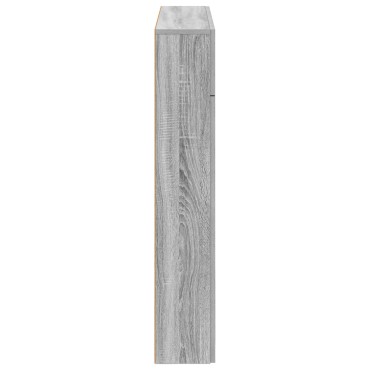 vidaXL Περίβλημα τζακιού Γκρι Sonoma 102 x 18 x 100,5 εκ