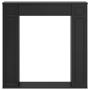 vidaXL Περίβλημα τζακιού Μαύρο 100 x 20 x 100 cm Επεξεργασμένο Ξύλο