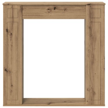 vidaXL Περίβλημα τζακιού Artisan Δρυς 100 x 20 x 100 cm