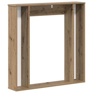 vidaXL Περίβλημα τζακιού Artisan Δρυς 100 x 20 x 100 cm