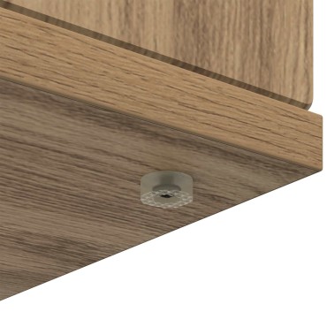 vidaXL Περίβλημα τζακιού Artisan Δρυς 100 x 20 x 100 cm