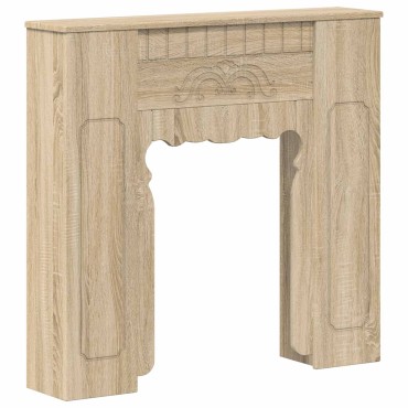 vidaXL Περίβλημα τζακιού Sonoma Δρυς 93 x 20 x 89 εκ