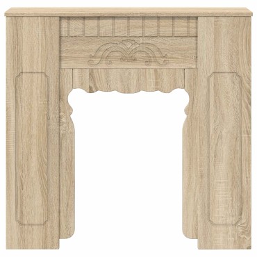 vidaXL Περίβλημα τζακιού Sonoma Δρυς 93 x 20 x 89 εκ