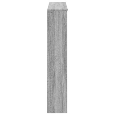vidaXL Περίβλημα τζακιού Γκρι Sonoma 102 x 20 x 102 εκ
