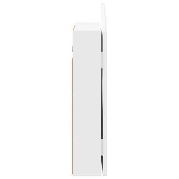 vidaXL Ντουλάπα Πινάκων Βελών Λευκό 56 x 12 x 63 εκ Επεξεργασμένο Ξύλο