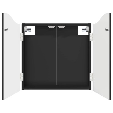 vidaXL Ντουλάπα Πινάκων Βελών Μαύρο 56 x 12 x 63 εκ Επεξεργασμένο Ξύλο
