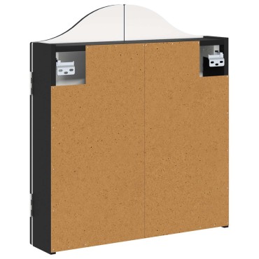 vidaXL Ντουλάπα Πινάκων Βελών Μαύρο 56 x 12 x 63 εκ Επεξεργασμένο Ξύλο