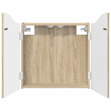 vidaXL Ντουλάπα Πινάκων Βελών Sonoma Δρυς 56 x 12 x 63 εκ