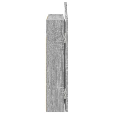 vidaXL Ντουλάπα Πινάκων Βελών Γκρι Sonoma 56 x 12 x 63 εκ