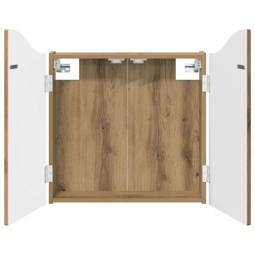 vidaXL Ντουλάπα Πινάκων Βελών Artisan Δρυς 56 x 12 x 63 εκ