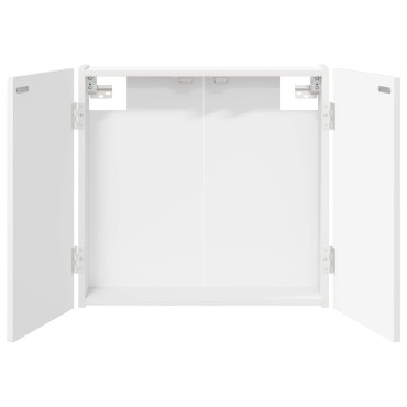 vidaXL Ντουλάπα Πινάκων Βελών Λευκό 56 x 12 x 53,5 εκ.