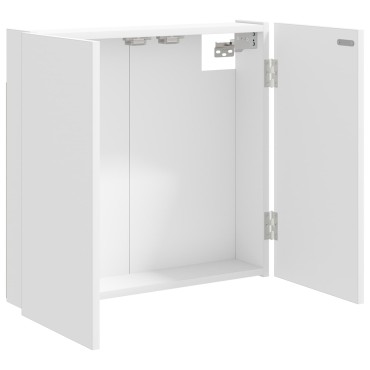 vidaXL Ντουλάπα Πινάκων Βελών Λευκό 56 x 12 x 53,5 εκ.