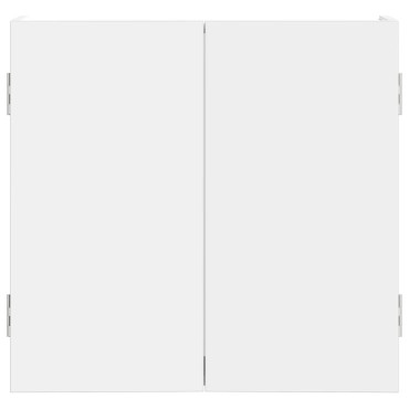 vidaXL Ντουλάπα Πινάκων Βελών Λευκό 56 x 12 x 53,5 εκ.