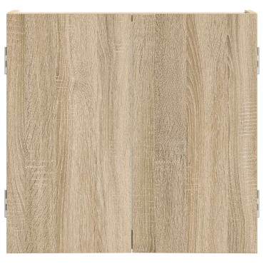 vidaXL Ντουλάπα Πινάκων Βελών Sonoma Δρυς 56 x 12 x 53,5 εκ.