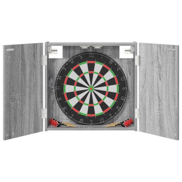 vidaXL Ντουλάπα Πινάκων Βελών Γκρι Sonoma 56 x 12 x 53,5 εκ.