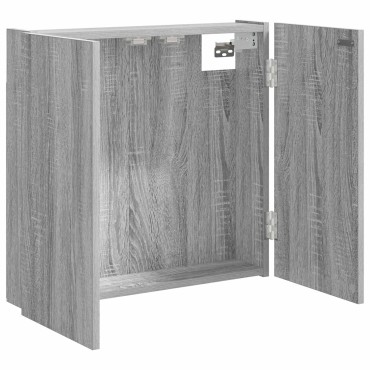 vidaXL Ντουλάπα Πινάκων Βελών Γκρι Sonoma 56 x 12 x 53,5 εκ.