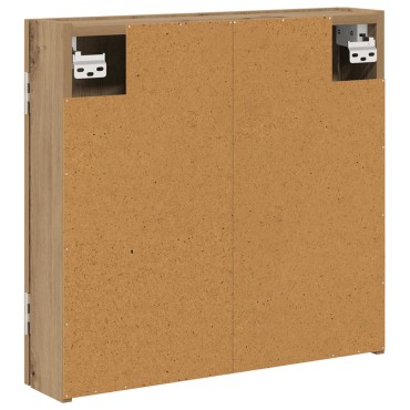 vidaXL Ντουλάπα Πινάκων Βελών Artisan Δρυς 56 x 12 x 53,5 εκ.