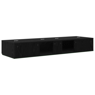 vidaXL Γραφείο Στούντιο Μαύρη Δρυς 152 x 40 x 19,5 εκ.