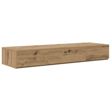 vidaXL Γραφείο Στούντιο Artisan Δρυς 152 x 40 x 19,5 εκ.