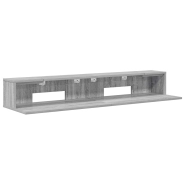 vidaXL Γραφείο Στούντιο Γκρι Sonoma 152 x 36 x 19,5 εκ.