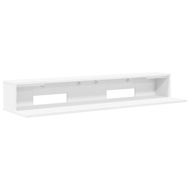 vidaXL Γραφείο Στούντιο Λευκό 130 x 36 x 19,5 εκ. Επεξεργασμένο Ξύλο