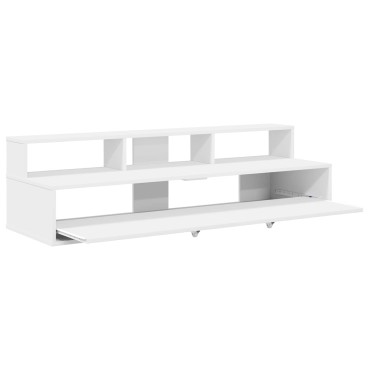 vidaXL Γραφείο Στούντιο Λευκό 152 x 42,5 x 36 εκ Επεξεργασμένο Ξύλο