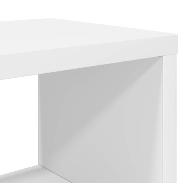 vidaXL Γραφείο Στούντιο Λευκό 130 x 42,5 x 36 εκ Επεξεργασμένο Ξύλο