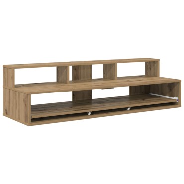 vidaXL Γραφείο Στούντιο Artisan Δρυς 130 x 42,5 x 36 εκ