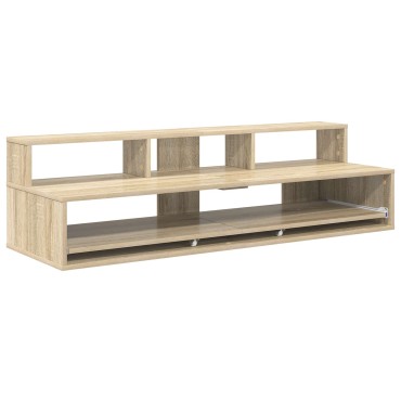 vidaXL Γραφείο Στούντιο Sonoma Δρυς 110 x 42,5 x 36 εκ