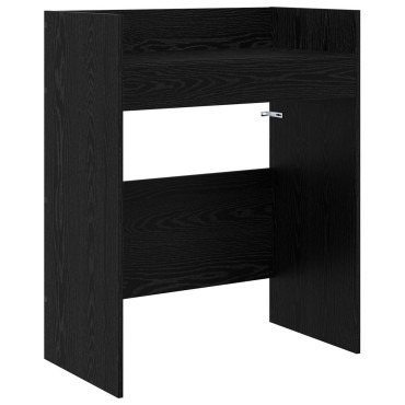 vidaXL Πίνακας DJ Μαύρη Δρυς 102x45x102cm Επεξεργασμένο Ξύλο 1 τεμ.