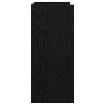 vidaXL Πίνακας DJ Μαύρη Δρυς 102x45x102cm Επεξεργασμένο Ξύλο 1 τεμ.