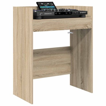 vidaXL Πίνακας DJ Sonoma Δρυς 102x45x102cm Επεξεργασμένο Ξύλο 1 τεμ.