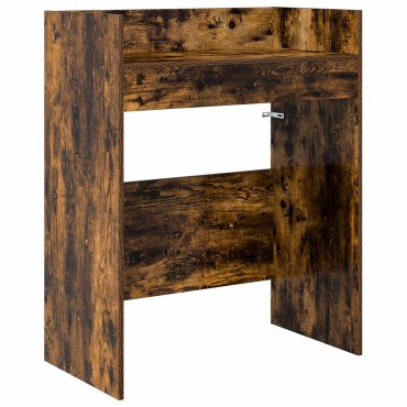 vidaXL Πίνακας DJ Καπνισμένο Ξύλο Δρυός 102x45x102cm 1 τεμ.
