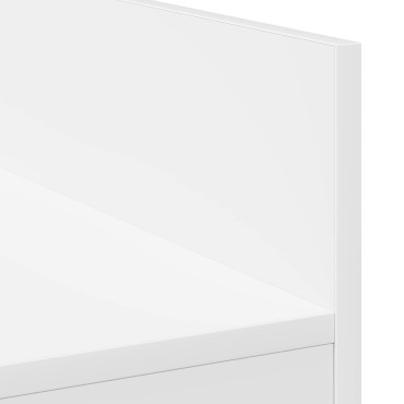 vidaXL Πίνακας DJ Λευκό 82x45x102cm Επεξεργασμένο Ξύλο 1 τεμ.