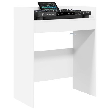 vidaXL Πίνακας DJ Λευκό 62x45x102cm Επεξεργασμένο Ξύλο 1 τεμ.