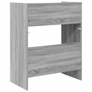 vidaXL Πίνακας DJ Γκρι Sonoma 62x45x102cm Επεξεργασμένο Ξύλο 1 τεμ.