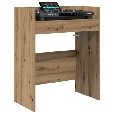 vidaXL Πίνακας DJ Artisan Δρυς 62x45x102cm Επεξεργασμένο Ξύλο 1 τεμ.