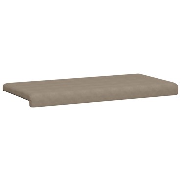 vidaXL Μαξιλάρι πάγκου Μικροΐνες Taupe Βάθος 80x38x6,5cm