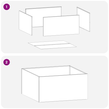 vidaXL Γλάστρα Κήπου 2 τμχ. Ασημί 80 x 80 x 40 cm Ανοξείδωτο Ατσάλι