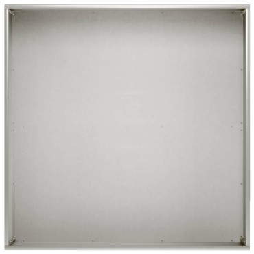 vidaXL Γλάστρα Κήπου 2 τμχ. Ασημί 40 x 40 x 20 cm Ανοξείδωτο Ατσάλι
