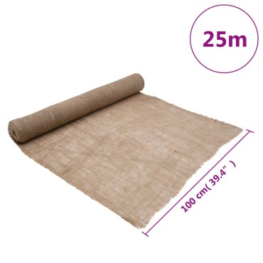 vidaXL Ρολό Γιούτας 1x25 μ. από 100% Γιούτα 200 gsm
