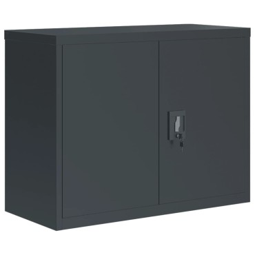 vidaXL Αρχειοθήκη Ανθρακί 90x40x70cm από Ατσάλι 1 τεμ.