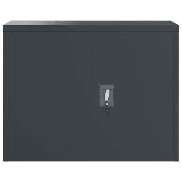 vidaXL Αρχειοθήκη Ανθρακί 90x40x70cm από Ατσάλι 1 τεμ.
