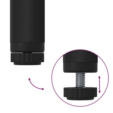vidaXL Ράφι Ρούχων Μαύρη Δρυς 77 x 30 x 171 εκ Επεξεργασμένο Ξύλο