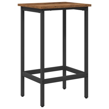 vidaXL Μπαρ σκαμπό Παλαιωμένο ξύλο 40x32x64cm Επεξεργασμένο Ξύλο