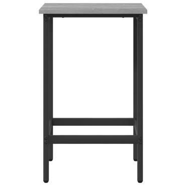 vidaXL Μπαρ σκαμπό Γκρι Sonoma 40x32x64cm Επεξεργασμένο Ξύλο